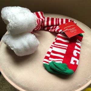 Christmas Knee High Socks Naughty/Nice